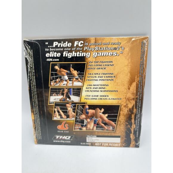 Pride FC Fighting Championships Demo Disc Sony Playstation 2 PS2 SEALED - Picture 3 of 4